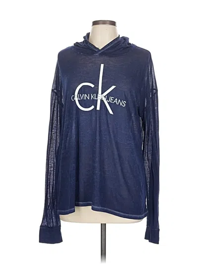 Pre-owned Calvin Klein Jeans Est.1978 Calvin Klein Jeans Long Sleeve T-shirt In Blue