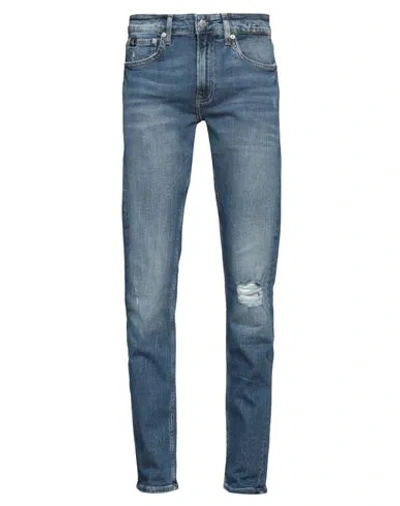 Calvin Klein Jeans Est.1978 Calvin Klein Jeans Man Jeans Blue Size 29w-32l Cotton, Polyester, Elastane
