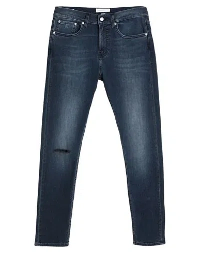 Calvin Klein Jeans Est.1978 Calvin Klein Jeans Man Jeans Blue Size 33w-32l Cotton, Elastomultiester, Elastane