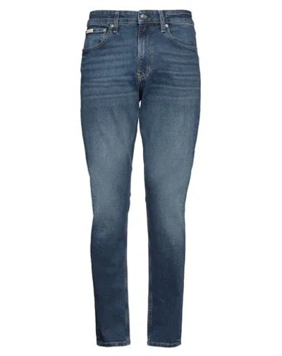 Calvin Klein Jeans Est.1978 Calvin Klein Jeans Man Jeans Blue Size 34w-32l Cotton, Polyester, Elastane