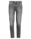 Calvin Klein Jeans Est.1978 Calvin Klein Jeans Man Jeans Grey Size 34w-32l Cotton, Elasterell-p, Elastane In Gray