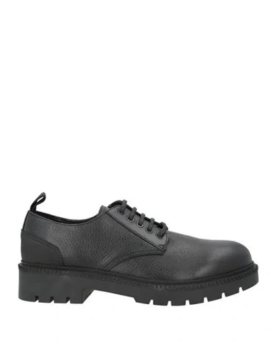 Calvin Klein Jeans Est.1978 Calvin Klein Jeans Man Lace-up Shoes Black Size 7.5 Leather