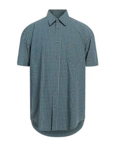 Calvin Klein Jeans Est.1978 Calvin Klein Jeans Man Shirt Deep Teal Size L Cotton In Green