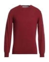 Calvin Klein Jeans Est.1978 Calvin Klein Jeans Man Sweater Burgundy Size Xxl Merino Wool In Red