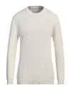 Calvin Klein Jeans Est.1978 Calvin Klein Jeans Man Sweater Ivory Size Xxl Organic Cotton