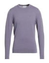 Calvin Klein Jeans Est.1978 Calvin Klein Jeans Man Sweater Lilac Size Xxl Merino Wool