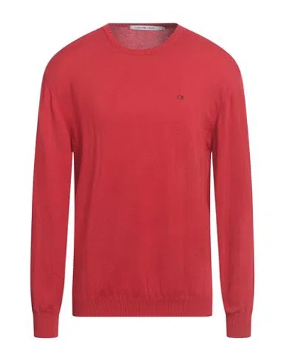Calvin Klein Jeans Est.1978 Calvin Klein Jeans Man Sweater Red Size Xl Organic Cotton