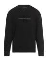 Calvin Klein Jeans Est.1978 Calvin Klein Jeans Man Sweatshirt Black Size Xl Cotton In Black