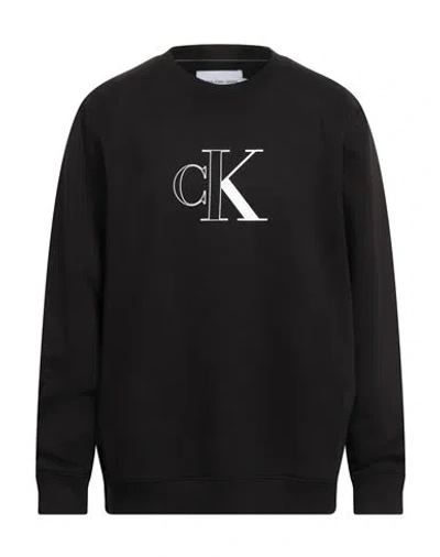 Calvin Klein Jeans Est.1978 Calvin Klein Jeans Man Sweatshirt Black Size Xxl Cotton, Polyester