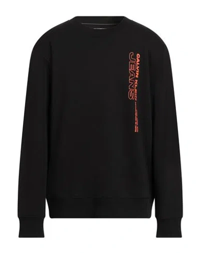 Calvin Klein Jeans Est.1978 Calvin Klein Jeans Man Sweatshirt Black Size Xxl Cotton, Polyester