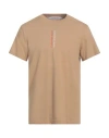 Calvin Klein Jeans Est.1978 Calvin Klein Jeans Man T-shirt Sand Size S Cotton In Brown