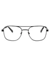Calvin Klein Jeans Est.1978 Calvin Klein Jeans Matte Black Metal Glasses In Black