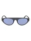 Calvin Klein Jeans Est.1978 Calvin Klein Jeans Matte Crystal Acetate Sunglasses In Black
