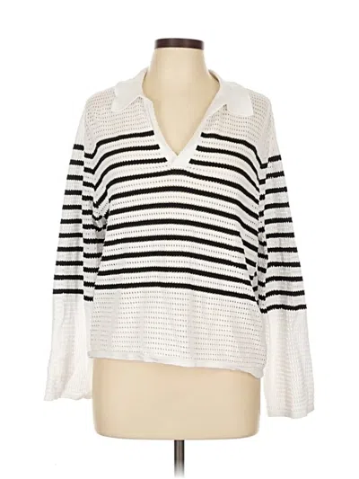 Pre-owned Calvin Klein Jeans Est.1978 Calvin Klein Jeans Pullover Sweater In White