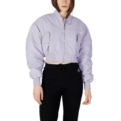 Calvin Klein Jeans Est.1978 Calvin Klein Jeans Purple Polyamide Jackets & Women's Coat