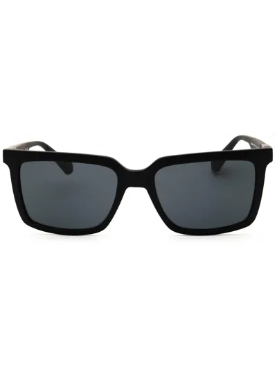 Calvin Klein Jeans Est.1978 Calvin Klein Jeans Rectangular Unisex Sunglasses In Black