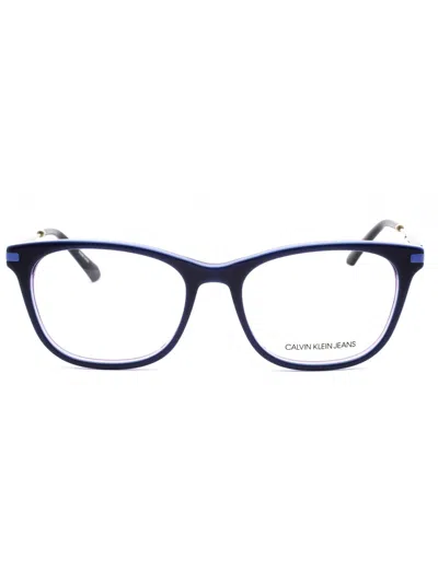 Calvin Klein Jeans Est.1978 Calvin Klein Jeans Rectangular Women's Eyeglasses In Black