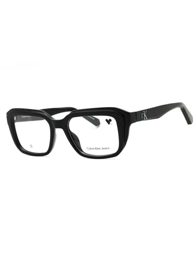 Calvin Klein Jeans Est.1978 Calvin Klein Jeans Rectangular Women's Eyeglasses - Ckj24627 In Black