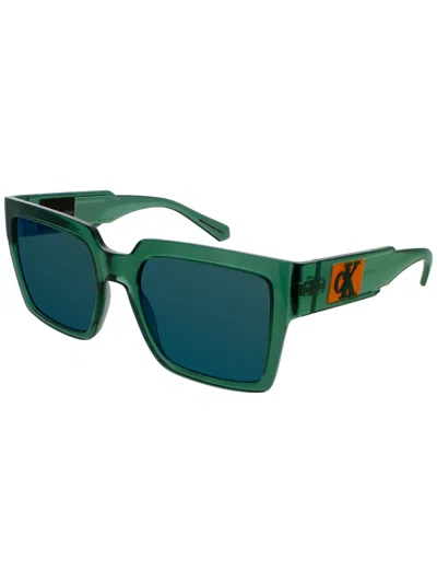 Calvin Klein Jeans Est.1978 Calvin Klein Jeans S Plastic Sunglasses In Green