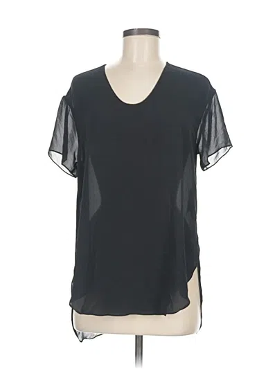 Pre-owned Calvin Klein Jeans Est.1978 Calvin Klein Jeans Short Sleeve Blouse In Black