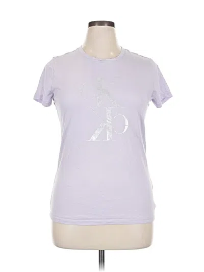 Pre-owned Calvin Klein Jeans Est.1978 Calvin Klein Jeans Short Sleeve T-shirt In Purple