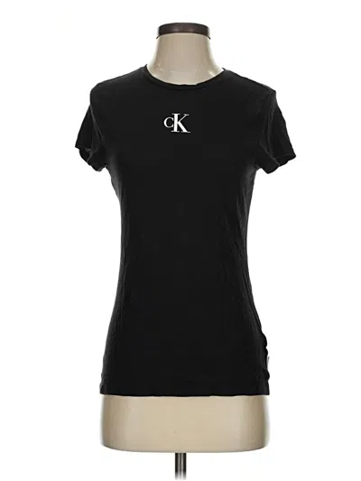 Pre-owned Calvin Klein Jeans Est.1978 Calvin Klein Jeans Short Sleeve Top In Black