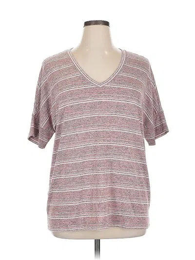 Pre-owned Calvin Klein Jeans Est.1978 Calvin Klein Jeans Short Sleeve Top In Burgundy