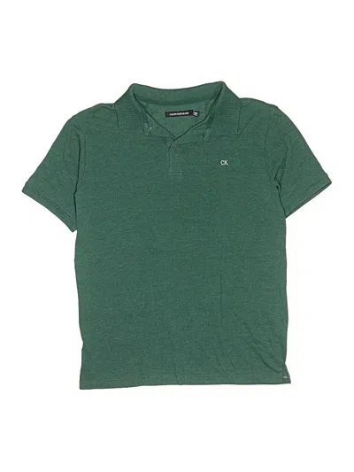 Pre-owned Calvin Klein Jeans Est.1978 Kids' Calvin Klein Jeans Short Sleeve Top In Green