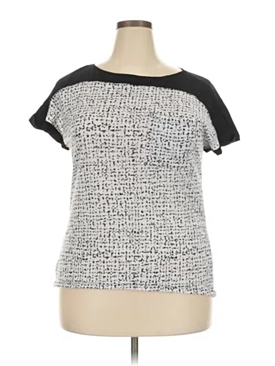 Pre-owned Calvin Klein Jeans Est.1978 Calvin Klein Jeans Short Sleeve Top In Silver