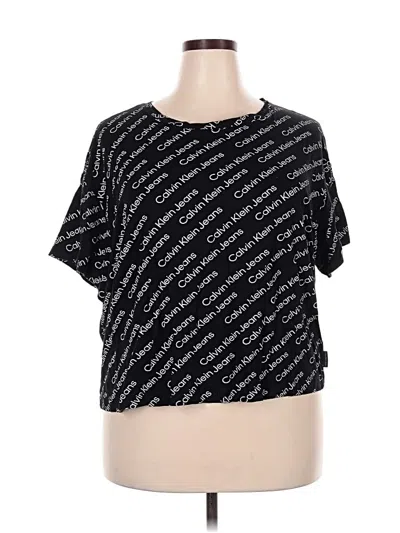 Pre-owned Calvin Klein Jeans Est.1978 Calvin Klein Jeans Short Sleeve T-shirt In Black