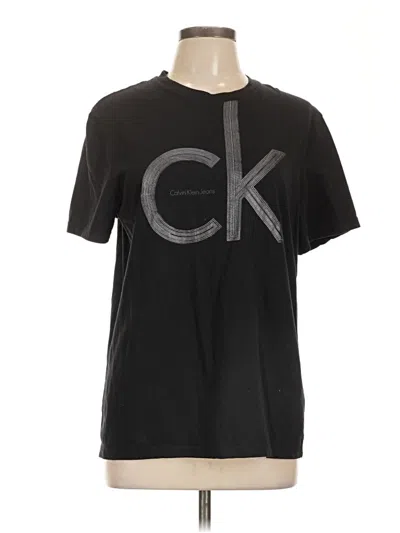 Pre-owned Calvin Klein Jeans Est.1978 Calvin Klein Jeans Short Sleeve T-shirt In Black