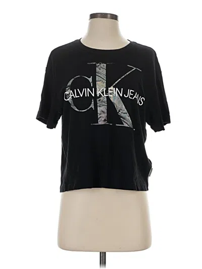 Pre-owned Calvin Klein Jeans Est.1978 Calvin Klein Jeans Short Sleeve T-shirt In Black