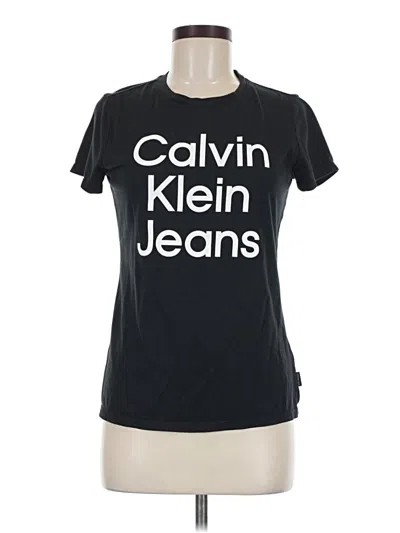 Pre-owned Calvin Klein Jeans Est.1978 Calvin Klein Jeans Short Sleeve T-shirt In Black