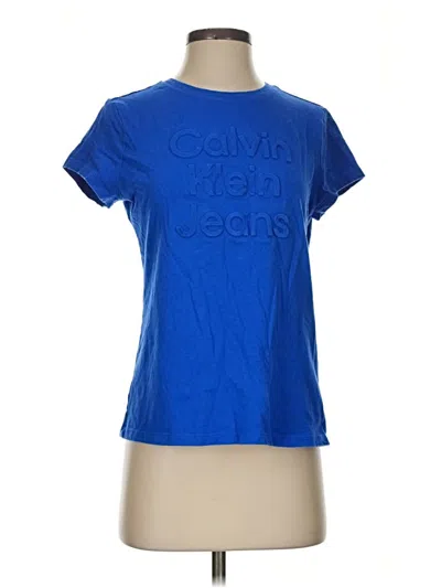Pre-owned Calvin Klein Jeans Est.1978 Calvin Klein Jeans Short Sleeve T-shirt In Blue