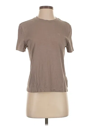 Pre-owned Calvin Klein Jeans Est.1978 Calvin Klein Jeans Short Sleeve T-shirt In Brown