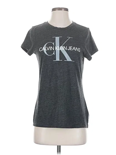 Pre-owned Calvin Klein Jeans Est.1978 Calvin Klein Jeans Short Sleeve T-shirt In Gray