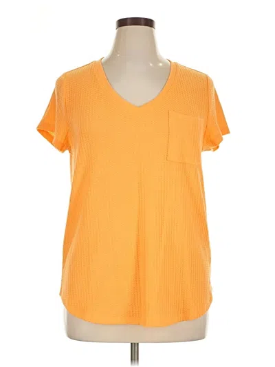 Pre-owned Calvin Klein Jeans Est.1978 Calvin Klein Jeans Short Sleeve T-shirt In Orange