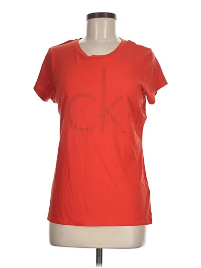 Pre-owned Calvin Klein Jeans Est.1978 Calvin Klein Jeans Short Sleeve T-shirt In Red