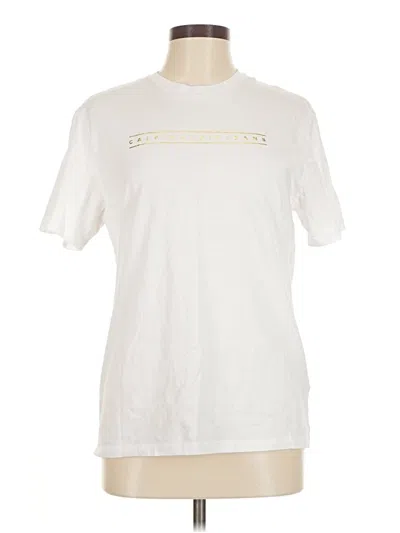 Pre-owned Calvin Klein Jeans Est.1978 Calvin Klein Jeans Short Sleeve T-shirt In White