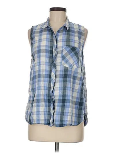 Pre-owned Calvin Klein Jeans Est.1978 Calvin Klein Jeans Sleeveless Button Down Shirt In Blue