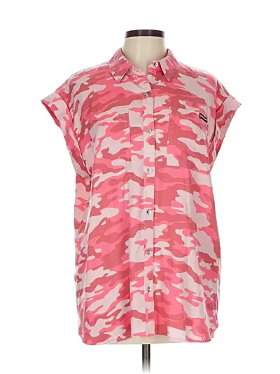 Pre-owned Calvin Klein Jeans Est.1978 Calvin Klein Jeans Sleeveless Button Down Shirt In Pink