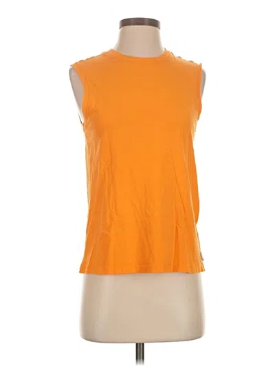 Pre-owned Calvin Klein Jeans Est.1978 Calvin Klein Jeans Sleeveless T-shirt In Orange
