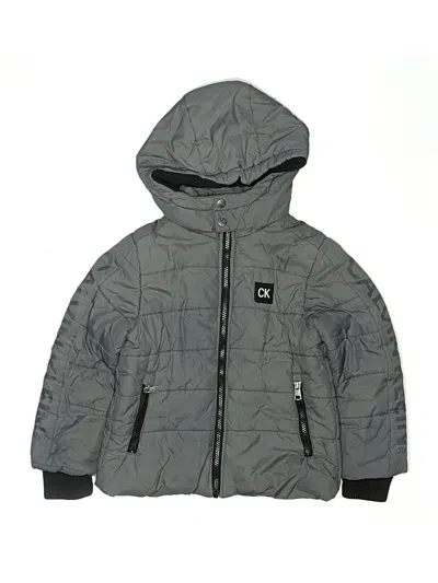 Pre-owned Calvin Klein Jeans Est.1978 Kids' Calvin Klein Jeans Snow Jacket In Gray