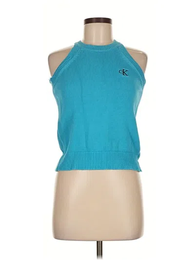 Pre-owned Calvin Klein Jeans Est.1978 Calvin Klein Jeans Sweater Vest In Blue