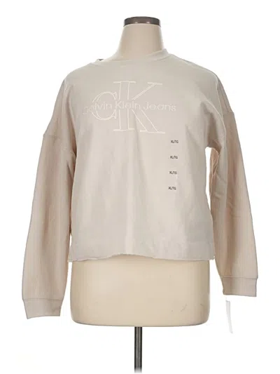 Pre-owned Calvin Klein Jeans Est.1978 Calvin Klein Jeans Sweatshirt In Brown