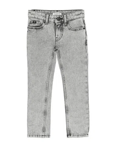 Calvin Klein Jeans Est.1978 Babies' Calvin Klein Jeans Toddler Boy Jeans Grey Size 6 Cotton In Gray