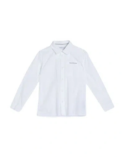 Calvin Klein Jeans Est.1978 Babies' Calvin Klein Jeans Toddler Boy Shirt White Size 4 Cotton