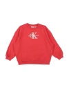 Calvin Klein Jeans Est.1978 Calvin Klein Jeans Toddler Boy Sweatshirt Tomato Red Size 6 Cotton, Polyester In Tomato Red