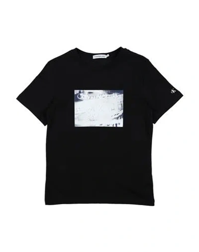 Calvin Klein Jeans Est.1978 Babies' Calvin Klein Jeans Toddler Boy T-shirt Black Size 6 Cotton