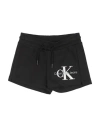 Calvin Klein Jeans Est.1978 Babies' Calvin Klein Jeans Toddler Girl Shorts & Bermuda Shorts Black Size 6 Cotton, Polyester